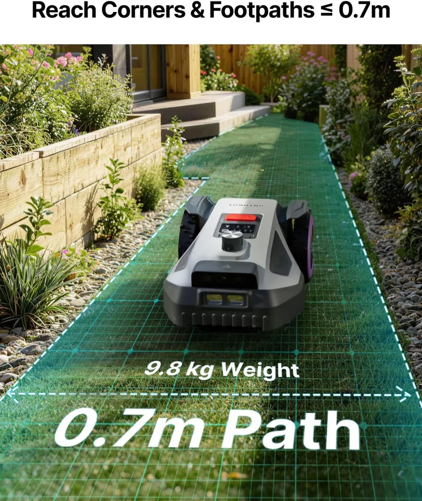 ANTHBOT M5 LiDAR robotic lawn mower — alternate view 3