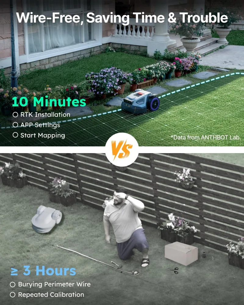 ANTHBOT M9 robotic lawn mower — alternate view 2