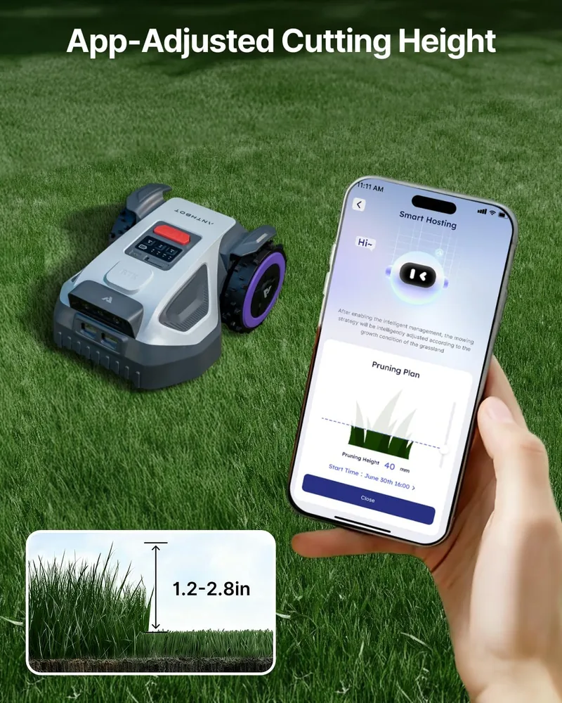 ANTHBOT M9 robotic lawn mower — alternate view 3