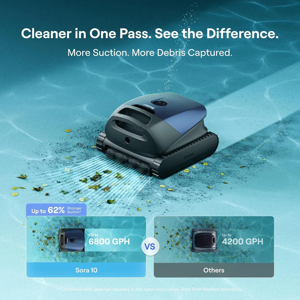 Beatbot Sora 10 robotic pool cleaner — alternate view 2