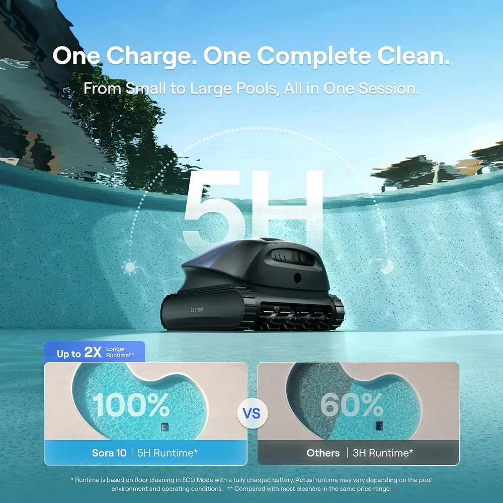 Beatbot Sora 10 robotic pool cleaner — alternate view 3
