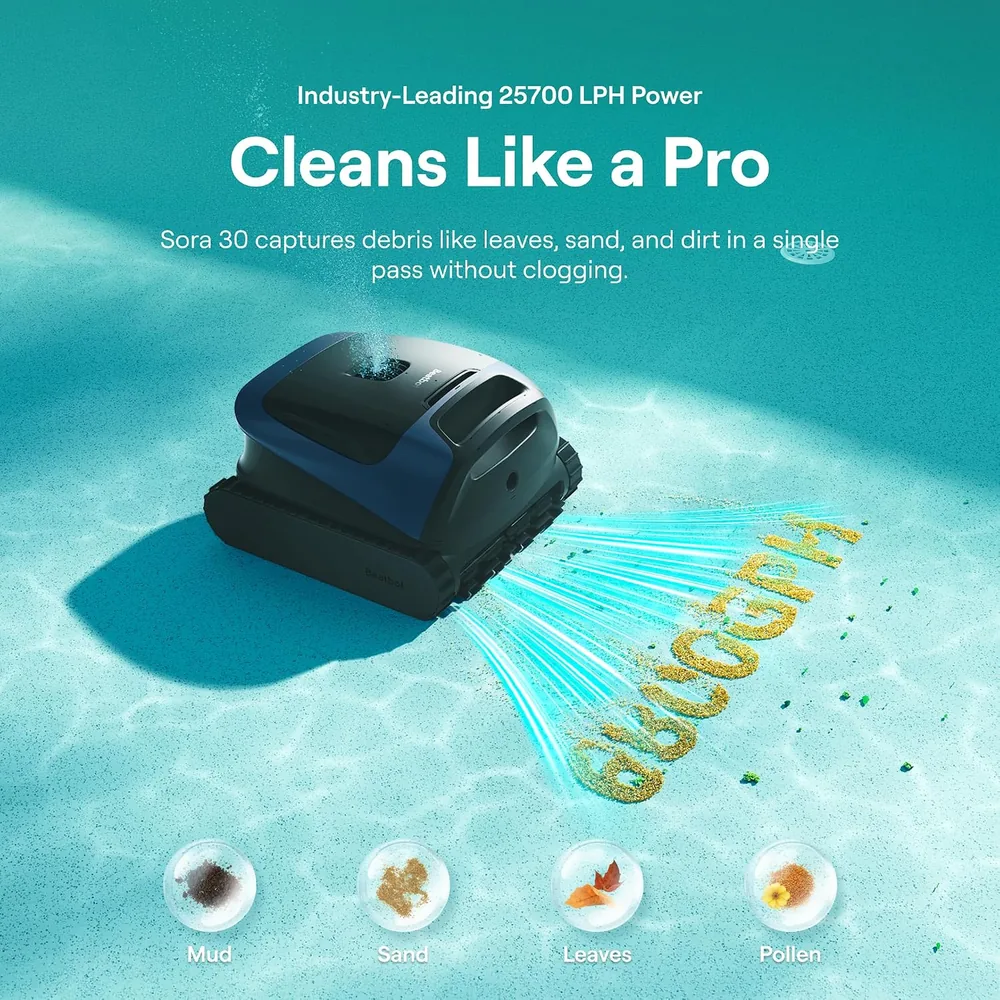 Beatbot Sora 30 robotic pool cleaner — alternate view 3