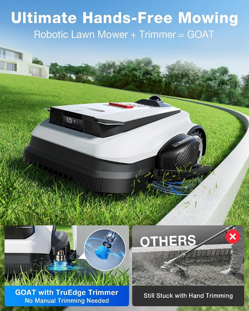ECOVACS Goat A3000 LiDAR PRO robotic lawn mower — alternate view 2