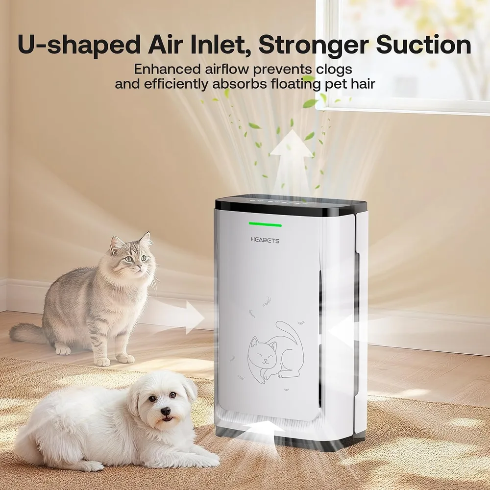 HEAPETS P339 air purifier — alternate view 2