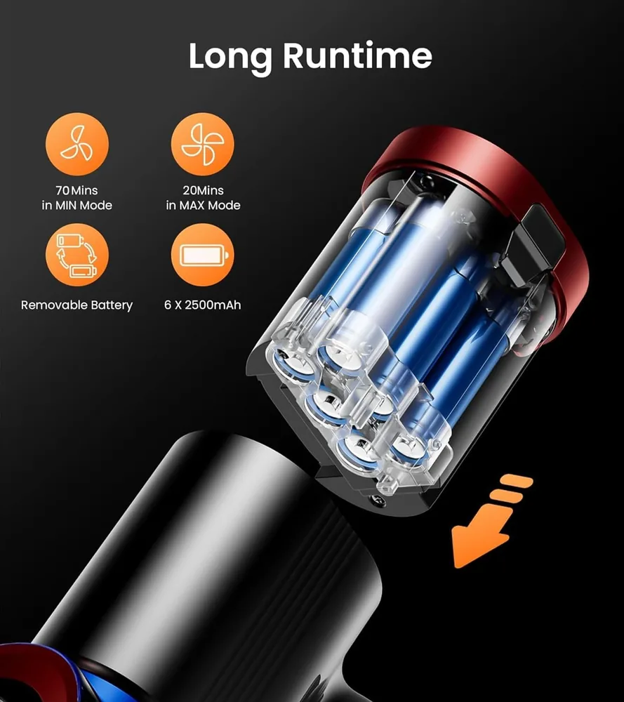 NADALY N16 cordless handheld vacuum — alternate view 4