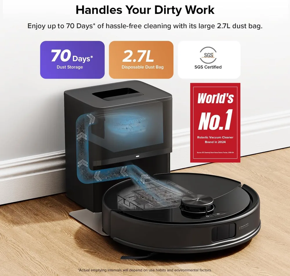Roborock Q10 S5+ robot vacuum — alternate view 2