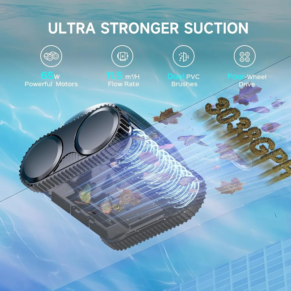 WYBOT C1 robotic pool cleaner — alternate view 2